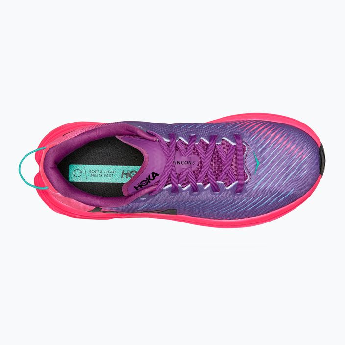 Дамски обувки за бягане HOKA Rincon 3 beautyberry/knockout pink 10