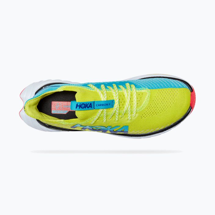 Дамски обувки за бягане HOKA Carbon X 3 evening primrose/scuba blue 11