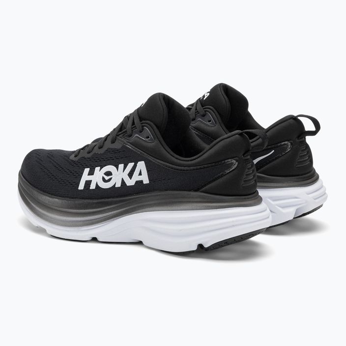 Мъжки обувки за бягане HOKA Bondi 8 black/white 3
