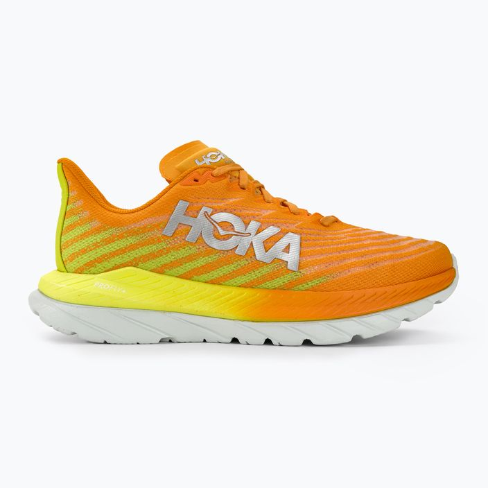 Мъжки обувки за бягане HOKA Mach 5 radiant yellow orange 2