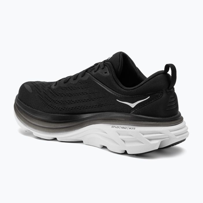 Мъжки обувки за бягане HOKA Bondi 8 Wide black/white 3