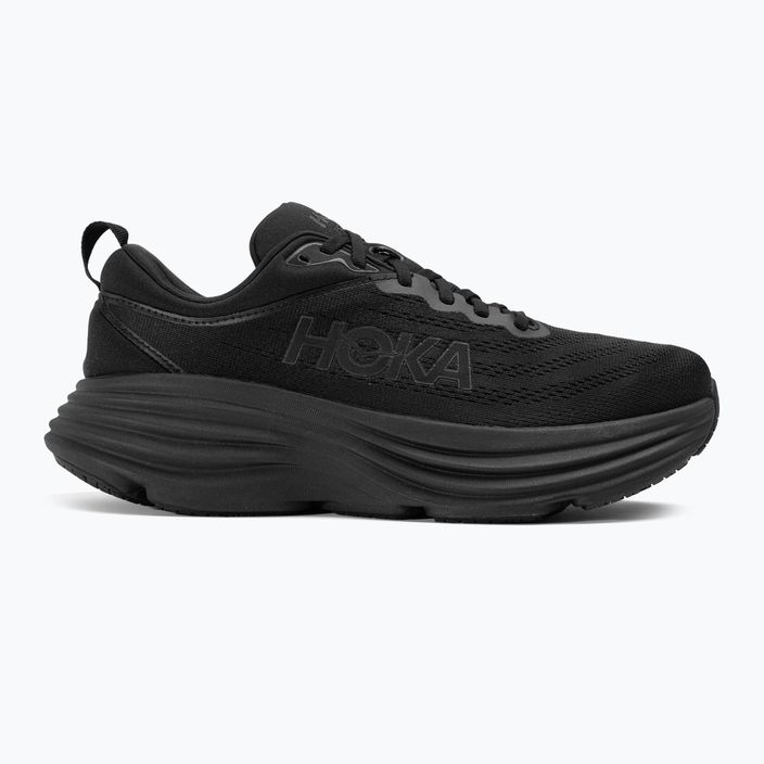 Мъжки обувки за бягане HOKA Bondi 8 Wide black/black 2