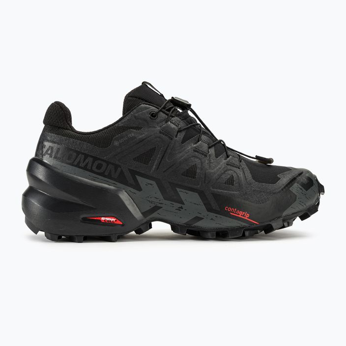 Дамски обувки за бягане Salomon Speedcross 6 GTX black/black/phan 2