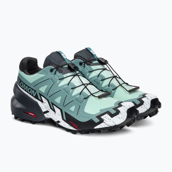 Дамски обувки за бягане Salomon Speedrcross 6 зелен L41743100 6