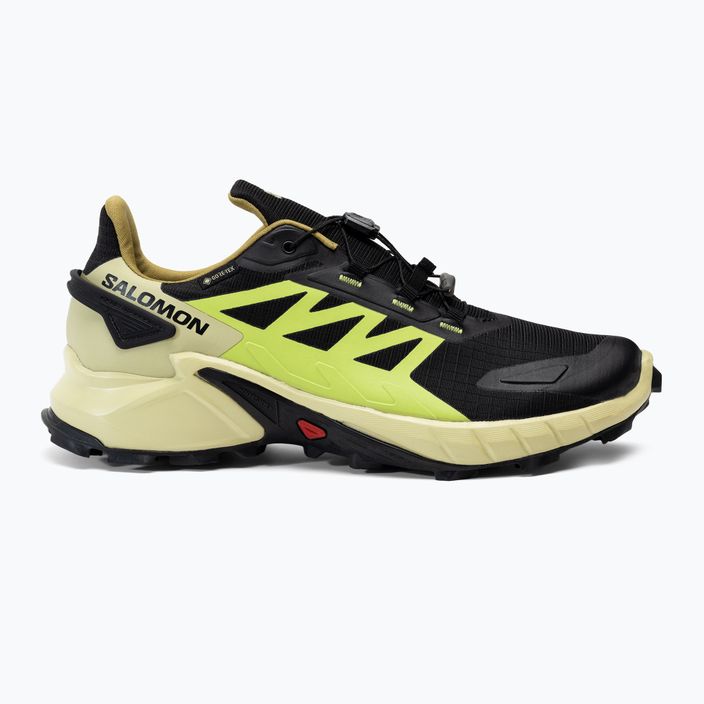 Мъжки обувки за бягане Salomon Supercross 4 GTX черен-зелен L41731700 2