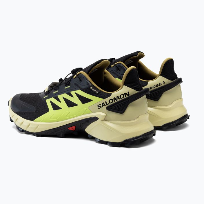 Мъжки обувки за бягане Salomon Supercross 4 GTX черен-зелен L41731700 5