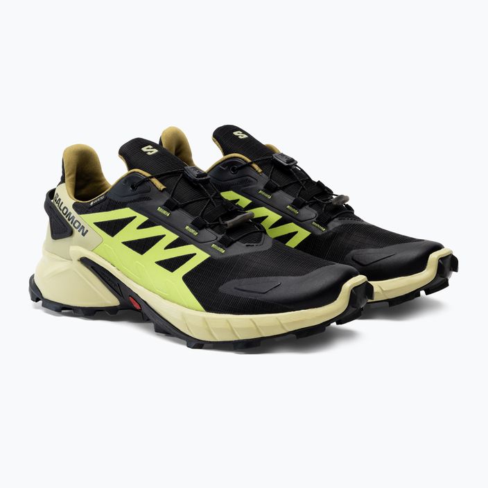 Мъжки обувки за бягане Salomon Supercross 4 GTX черен-зелен L41731700 6