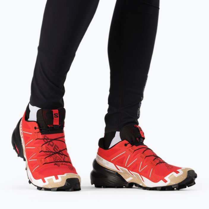 Мъжки обувки за бягане Salomon Speedrcross 6 червен L41738200 4