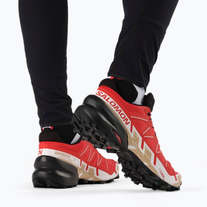 Мъжки обувки за бягане Salomon Speedrcross 6 червен L41738200 5