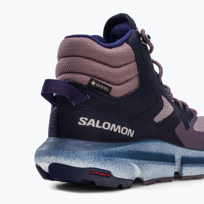 Дамски туристически обувки Salomon Predict Hike Mid GTX лилаво L41737000 8