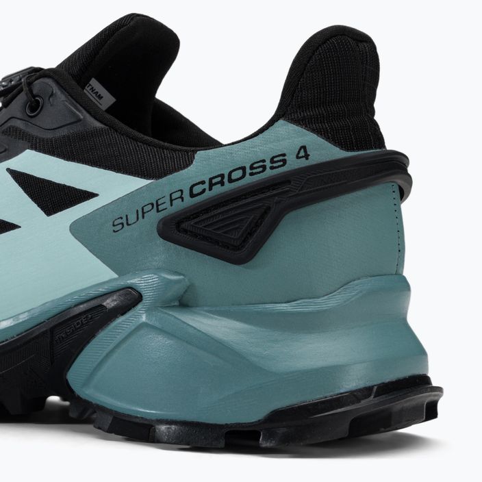 Дамски обувки за бягане Salomon Supercross 4 GTX черен-синe L41735500 10