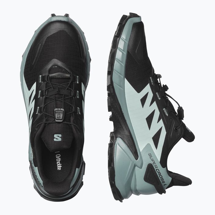 Дамски обувки за бягане Salomon Supercross 4 GTX черен-синe L41735500 16