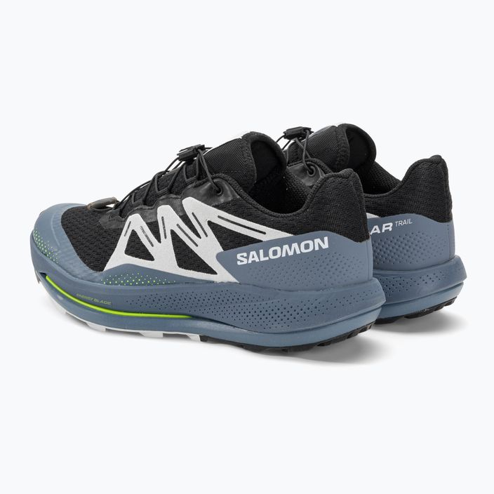 Мъжки обувки за бягане Salomon Pulsar Trail black/china blue/arctic ice 3