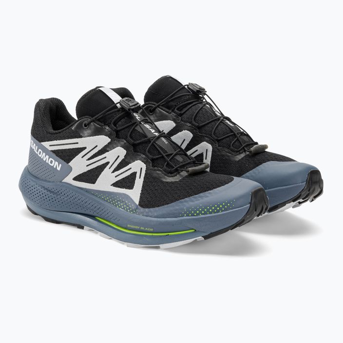 Мъжки обувки за бягане Salomon Pulsar Trail black/china blue/arctic ice 4