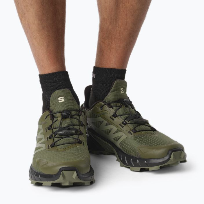 Мъжки обувки за бягане Salomon Supercross 4 зелен L47205100 3