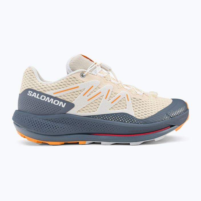 Дамски обувки за бягане Salomon Pulsar Trail бежово-сив L47210600 4