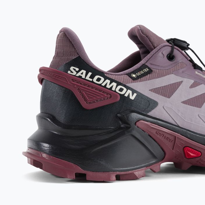 Дамски обувки за бягане Salomon Supercross 4 GTX лилаво L47119900 11