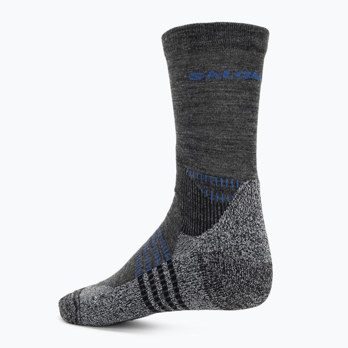 Salomon X Ultra Access Crew 2 чифта чорапи за трекинг антрацит/черно 4