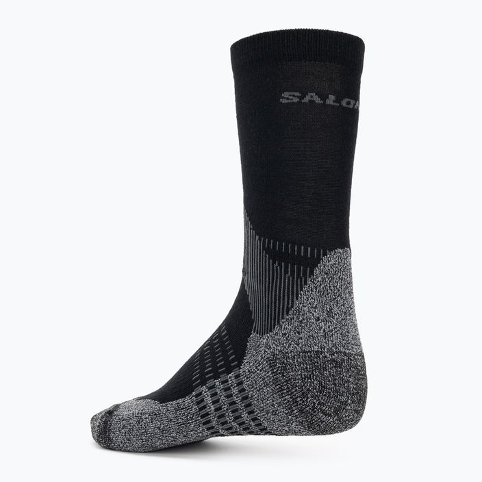 Salomon X Ultra Access Crew 2 чифта чорапи за трекинг антрацит/черно 5