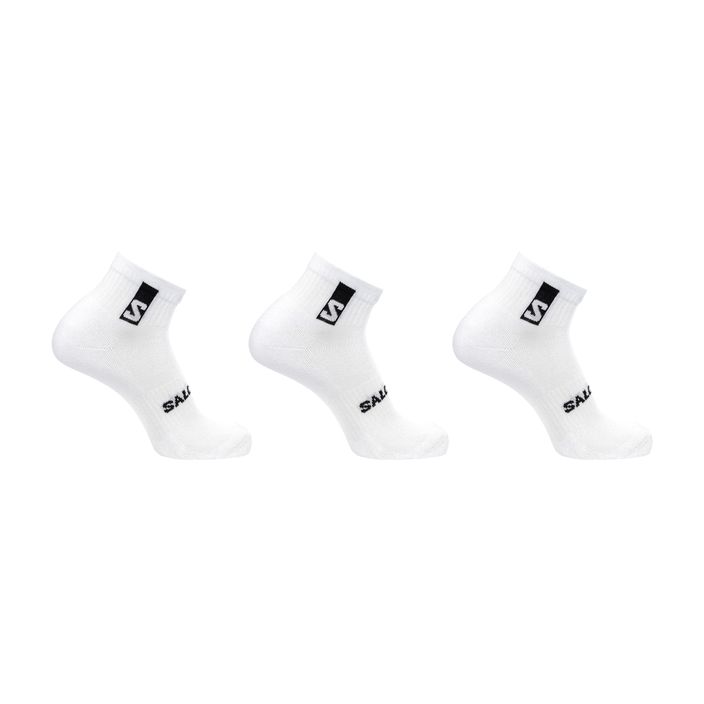 Salomon Everyday Ankle чорапи за трекинг 3 чифта бяло/бяло/бяло 2