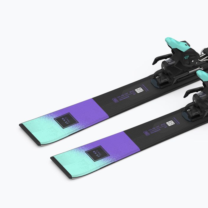 Дамски ски за спускане Salomon S/Max N6 XT + M10 GW black/paisley purple/beach glass 10