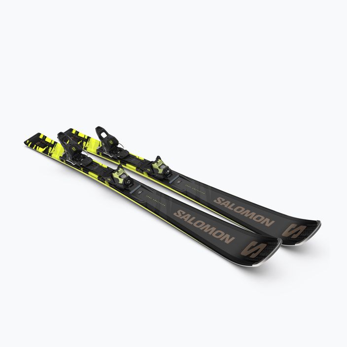 Ски за спускане Salomon S/Max 8 XT + M11 GW black/driftwood/safety yellow 8