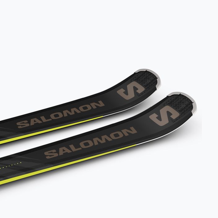 Ски за спускане Salomon S/Max 8 XT + M11 GW black/driftwood/safety yellow 9