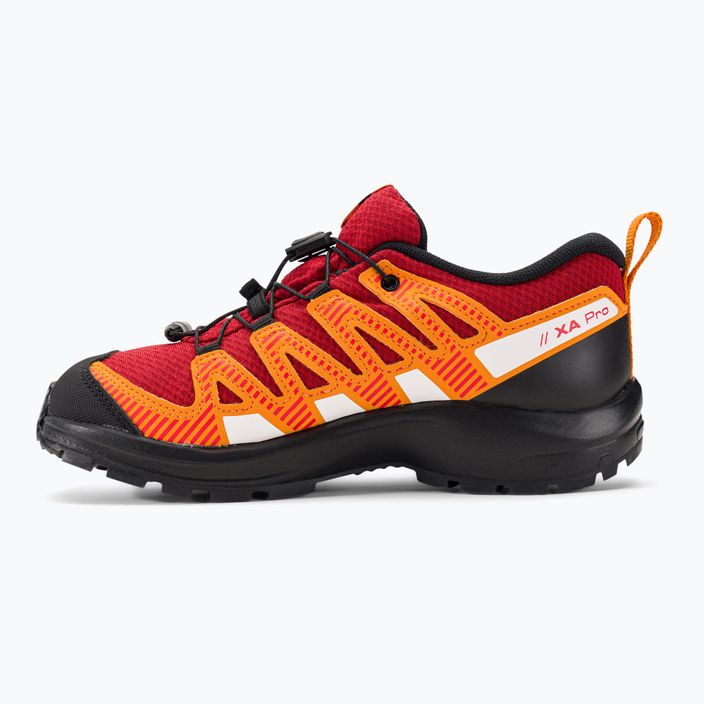 Детски обувки за трекинг Salomon Xa Pro V8 CSWP червено/черно/опепе 10