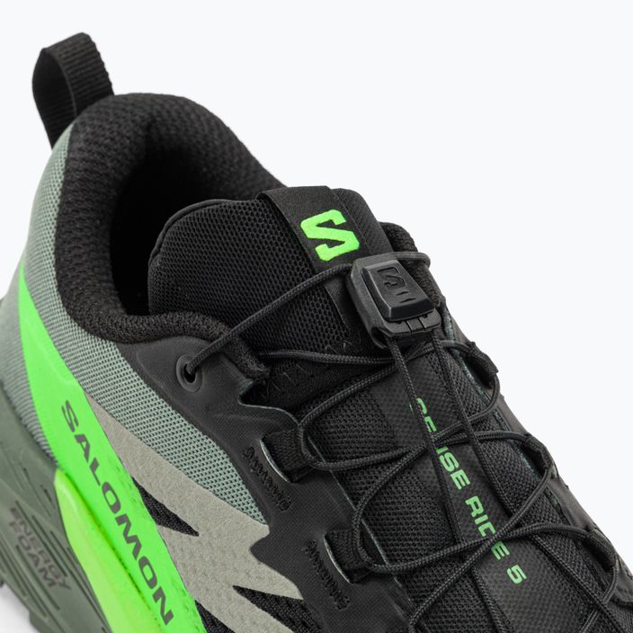 Мъжки обувки за бягане Salomon Sense Ride 5 black/laurel wreath/green gecko 12