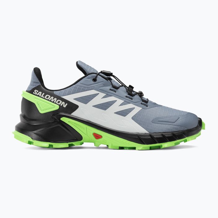 Salomon Supercross 4 мъжки обувки за бягане flint stone/black/green gecko 2