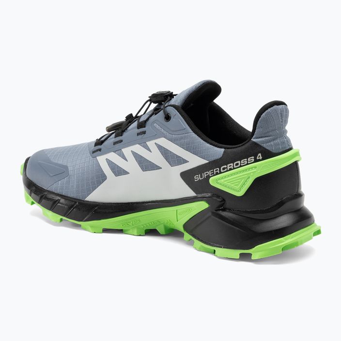Salomon Supercross 4 мъжки обувки за бягане flint stone/black/green gecko 3