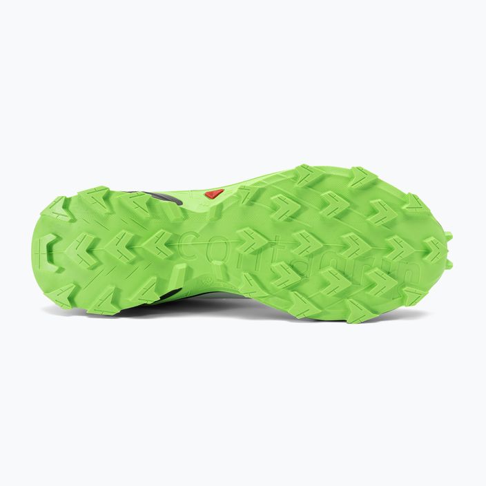 Salomon Supercross 4 мъжки обувки за бягане flint stone/black/green gecko 6