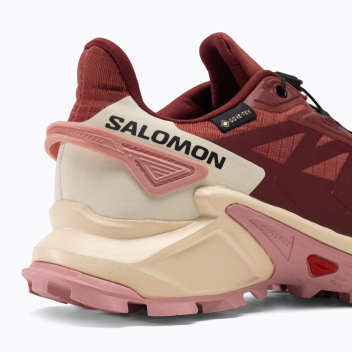 Дамски обувки за бягане Salomon Supercross 4 GTX cow hide/syrah/blush 11