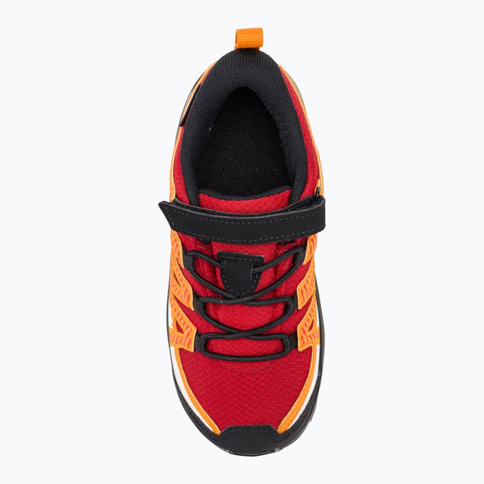 Детски обувки за трекинг Salomon Xa Pro V8 CSWP червено/черно/опепе 6