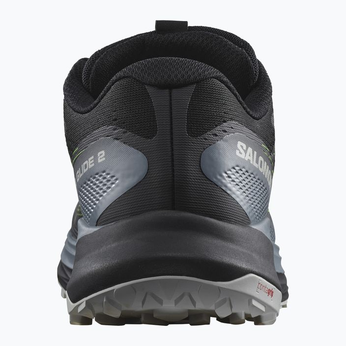 Мъжки обувки за бягане Salomon Ultra Glide 2 black/flint stone/green gecko 14