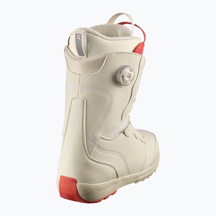 Дамски обувки за сноуборд Salomon Ivy Boa SJ Boa bleached sand/almond milk/aurora red 7