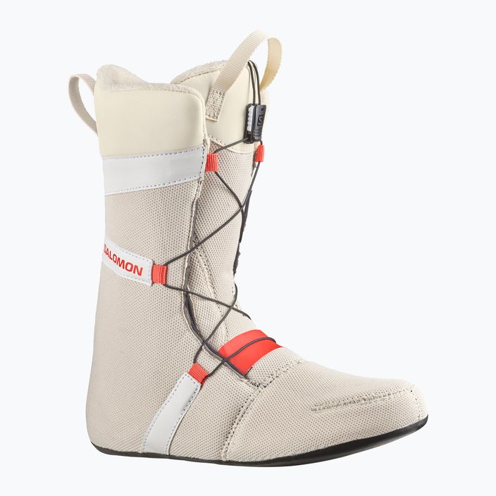 Дамски обувки за сноуборд Salomon Ivy Boa SJ Boa bleached sand/almond milk/aurora red 9