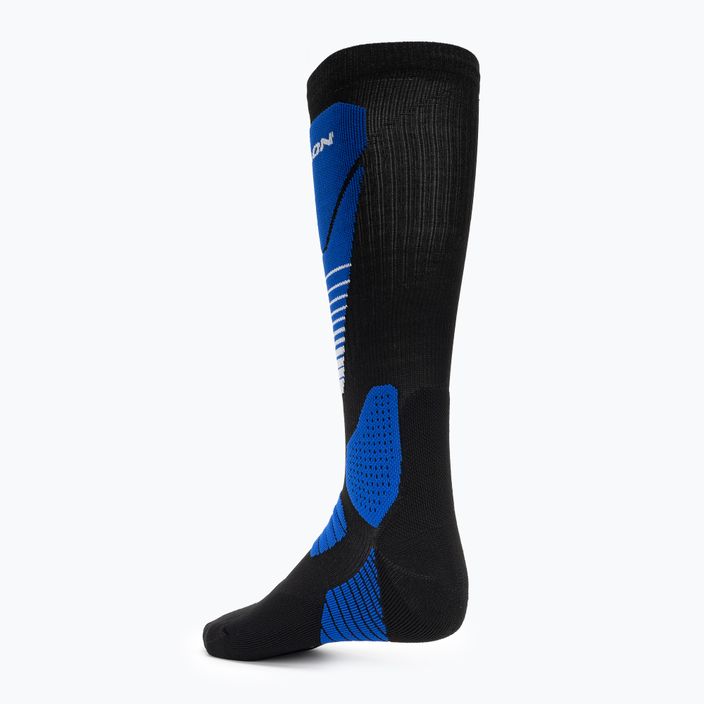 Salomon S/Pro ски чорапи черни/ослепително сини/бели 2