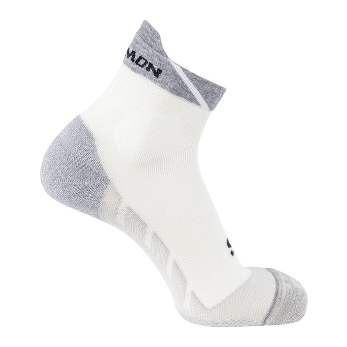 Чорапи за бягане Salomon Speedcross Ankle бяло/светло сив меланж 2
