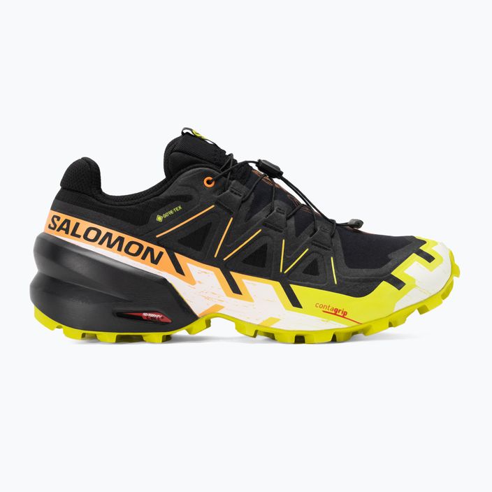 Мъжки обувки за бягане Salomon Speedcross 6 GTX black/sulphur spring/bird of paradise 2