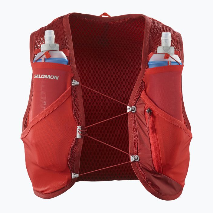 Дамска жилетка за бягане Salomon Active Skin 8 set red dahlia/high risk