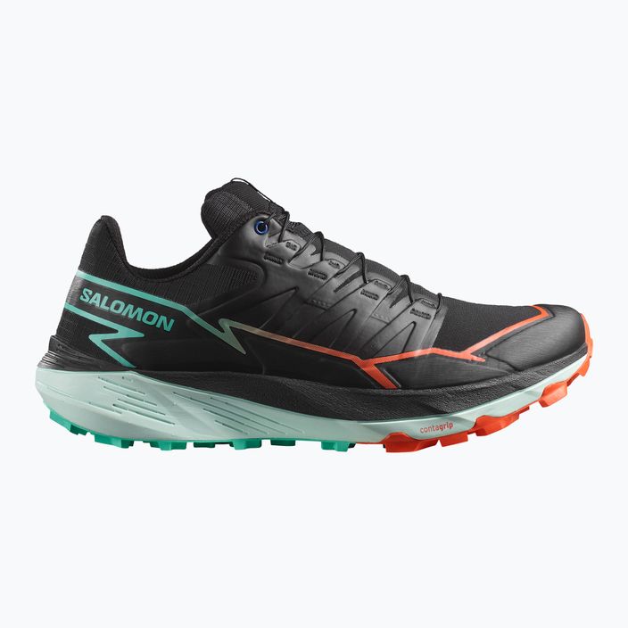 Мъжки обувки за бягане Salomon Thundercross black/cherry tomato/electric green 2