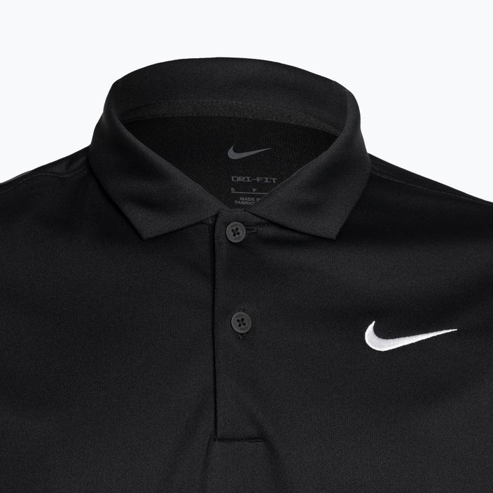 Мъжка тениска Nike Court Dri-Fit Polo Solid black/white 3