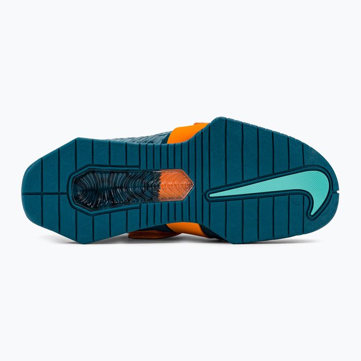 Nike Romaleos 4 сини/оранжеви обувки за вдигане на тежести 5