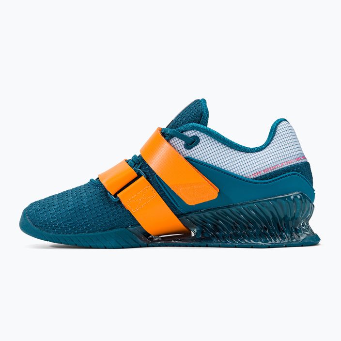 Nike Romaleos 4 сини/оранжеви обувки за вдигане на тежести 10