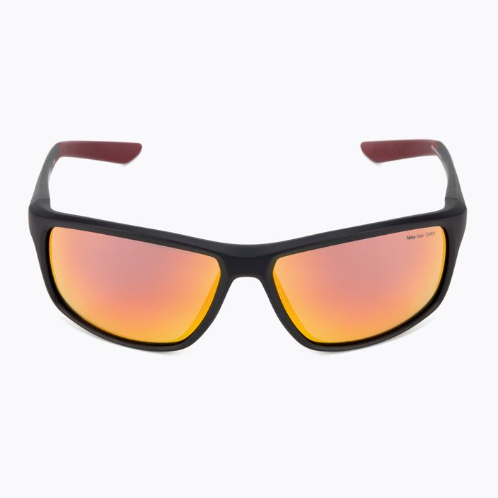 Слънчеви очила Nike Adrenaline 22 M матово черно/университетско червено/сиво с червени лещи 3
