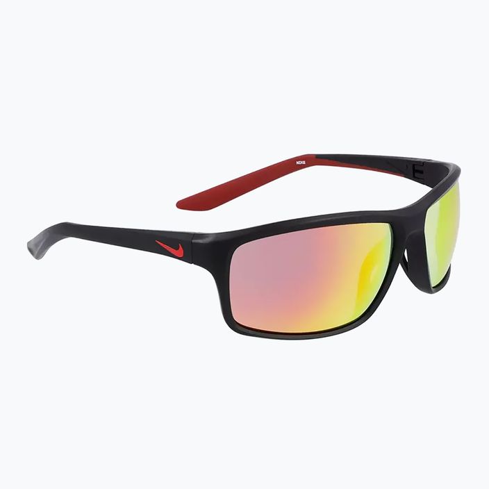 Слънчеви очила Nike Adrenaline 22 M матово черно/университетско червено/сиво с червени лещи 5