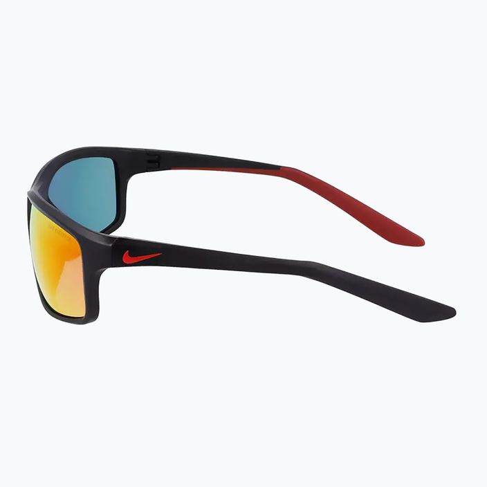 Слънчеви очила Nike Adrenaline 22 M матово черно/университетско червено/сиво с червени лещи 7
