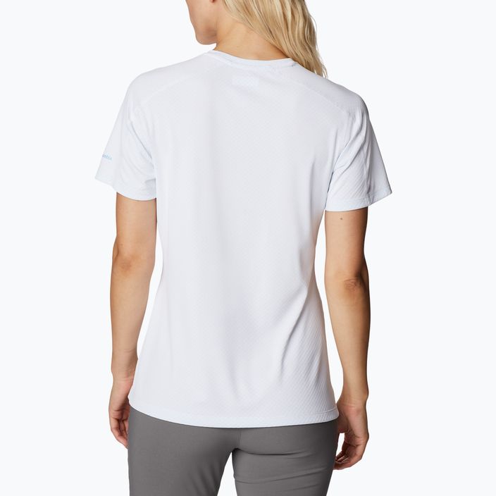 Дамска риза за трекинг Zero Rules Graphic Crew на Columbia, бяла 1991583101 2