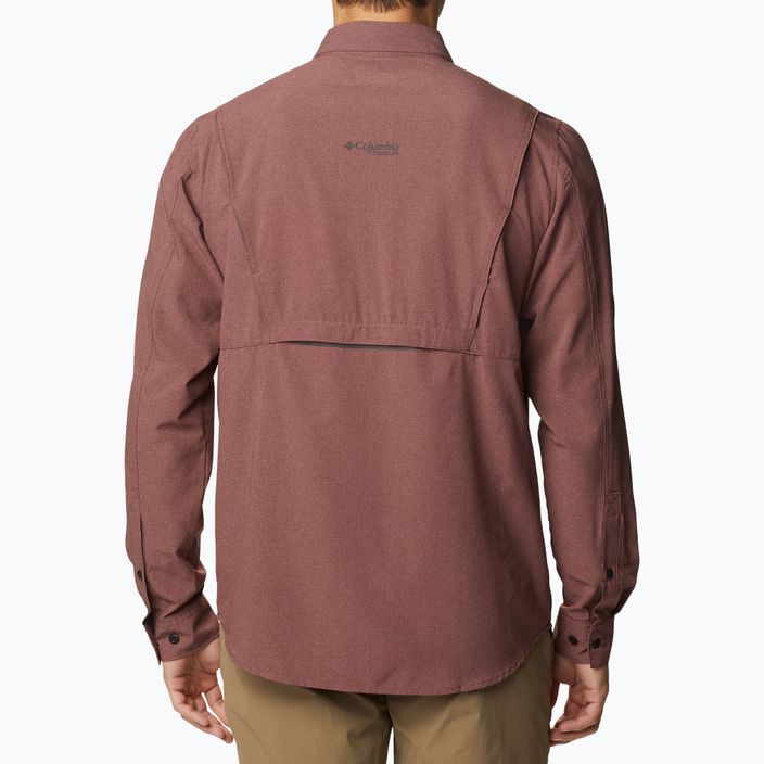 Columbia Titan Pass 2.0 мъжка риза Irco maroon 2034801 2